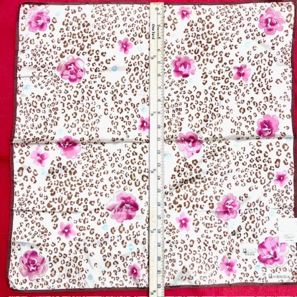 BUNDLE 4: YSL-KRIZIA SILK-YUKIKO-YUMI K Scarf/Lg Hanker Cott/Silk 23